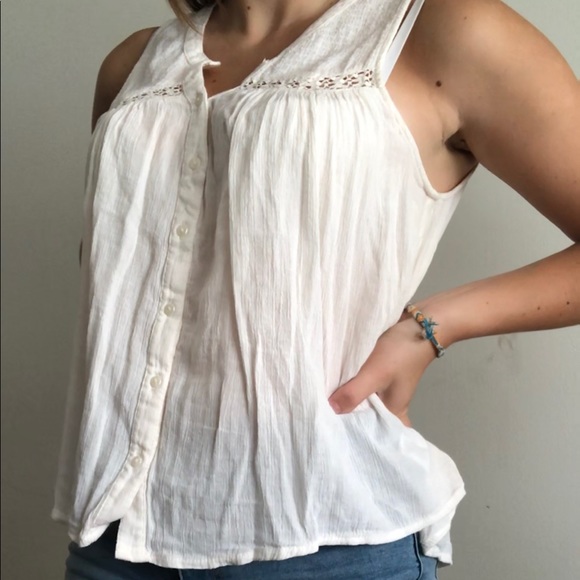 Flowy American Eagle Top - Picture 1 of 4